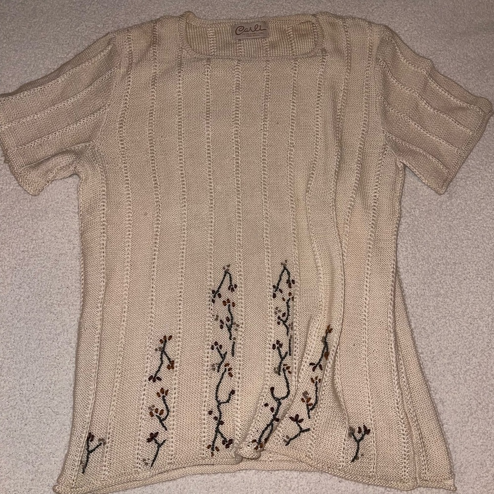 Cottage Core Knitted Top